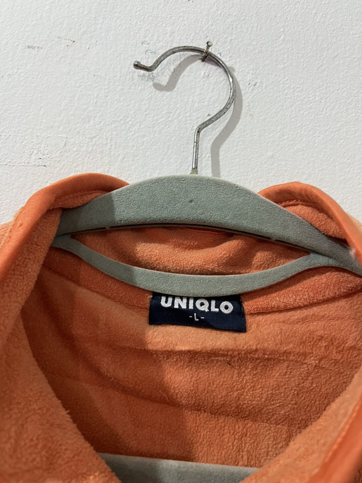 Japanese Brand 🔥90s Uniqlo Japanese Brand Orange Fleece Half Zipper Size US L / EU 52-54 / 3 - 4 Thumbnail