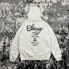 Stussy World Tour Hoodie | Grailed