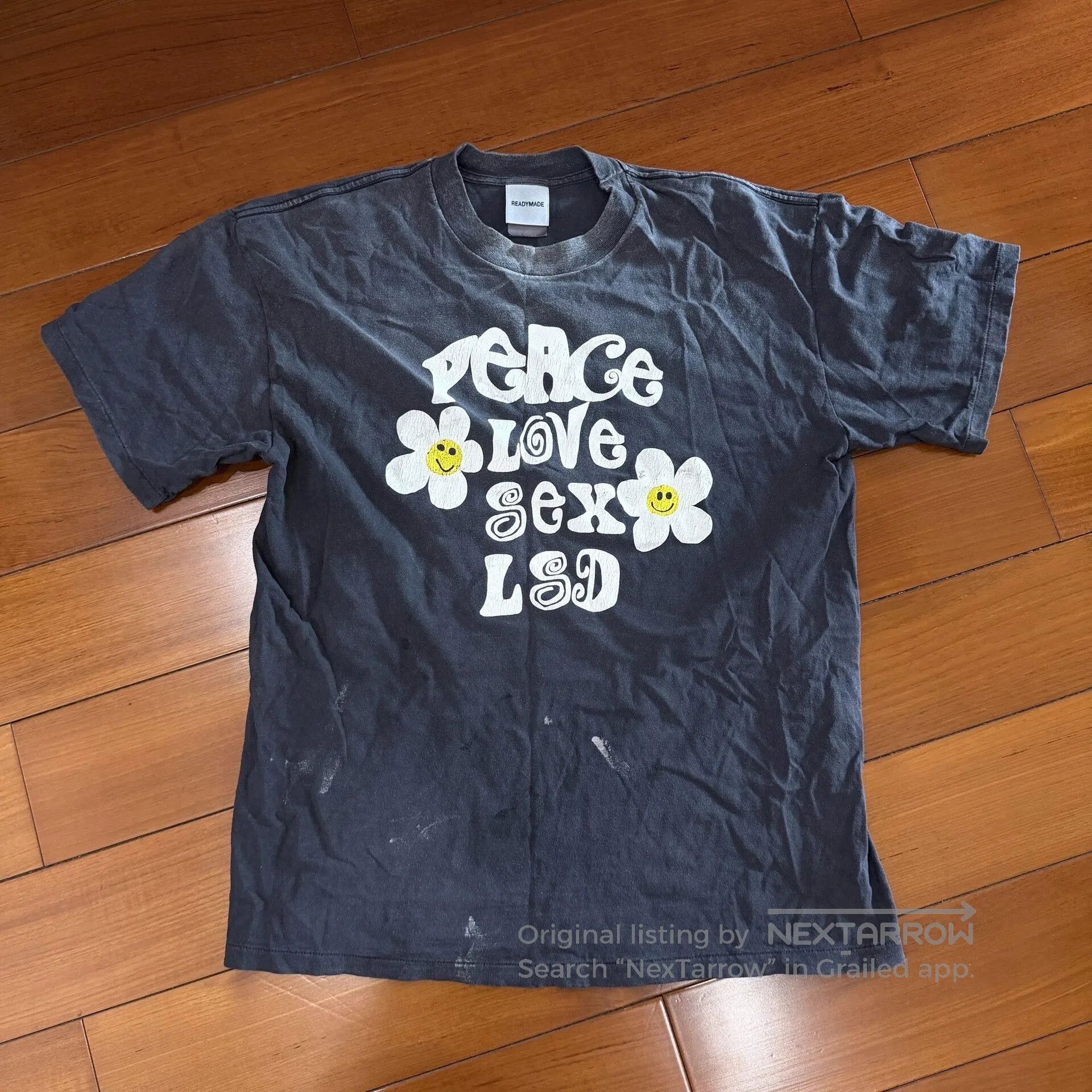 READYMADE Readymade Sunflower Washed Vintage Tee. Size US L / EU 52-54 / 3 - 1 Thumbnail