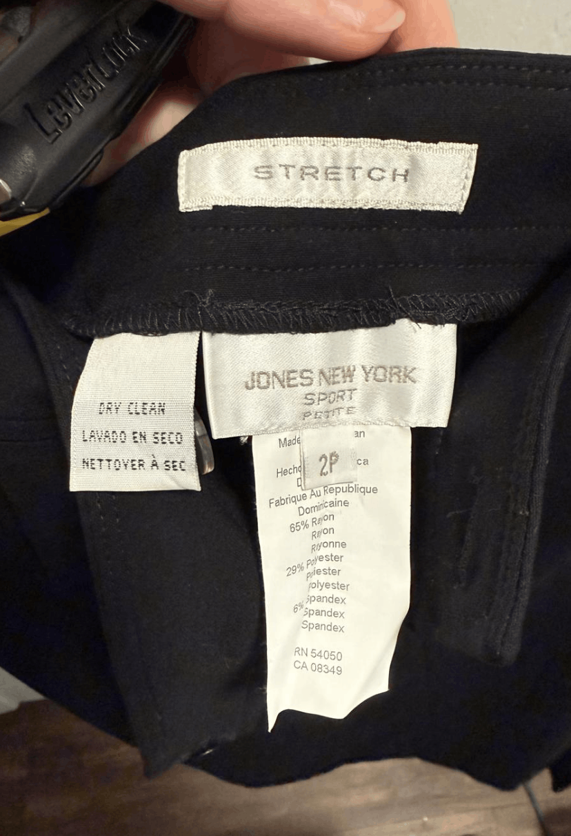 Jones New York Jones New York Black Skirt 2P Petite Stretch NWT Size XS / US 0-2 / IT 36-38 - 4 Thumbnail