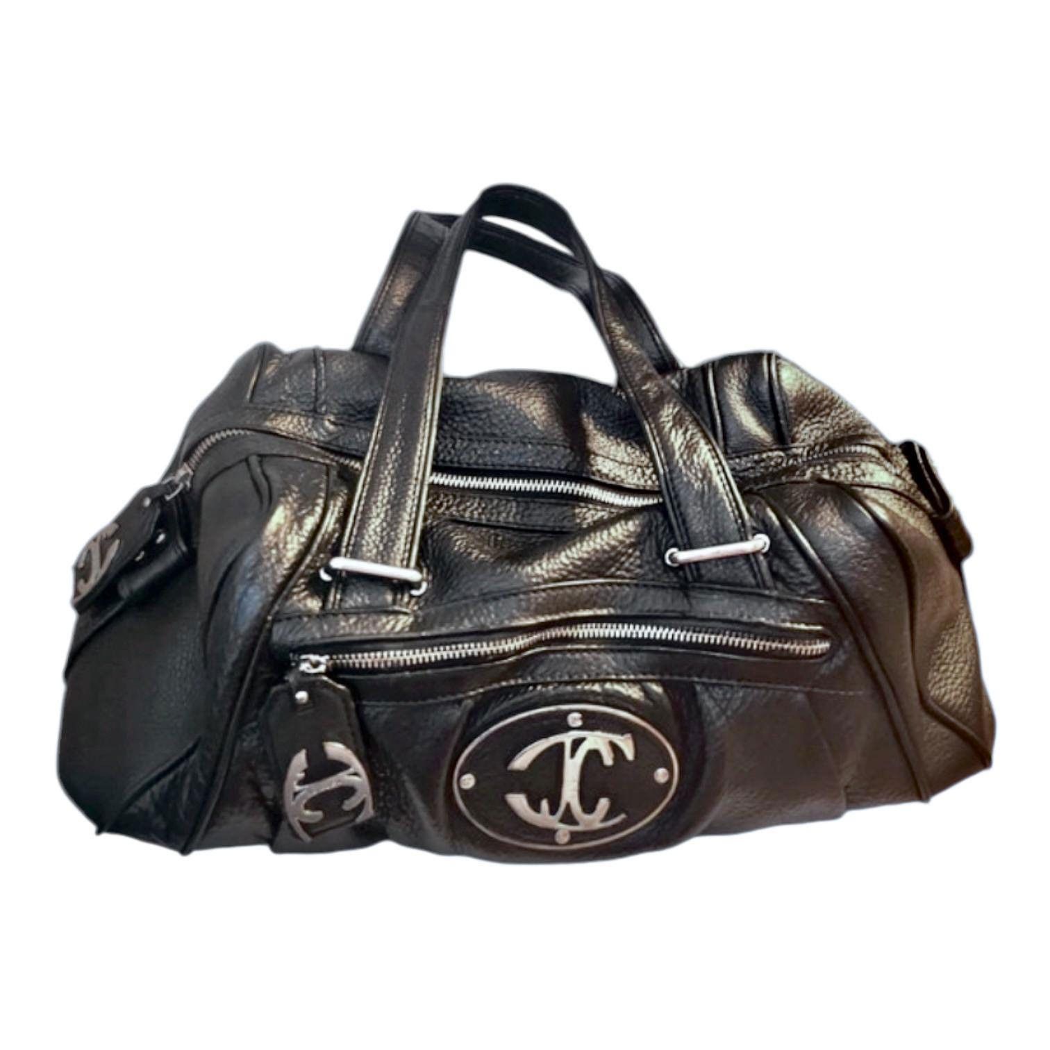 Roberto Cavalli The Cavalli Leather Shoulder Bag Size ONE SIZE - 1 Thumbnail