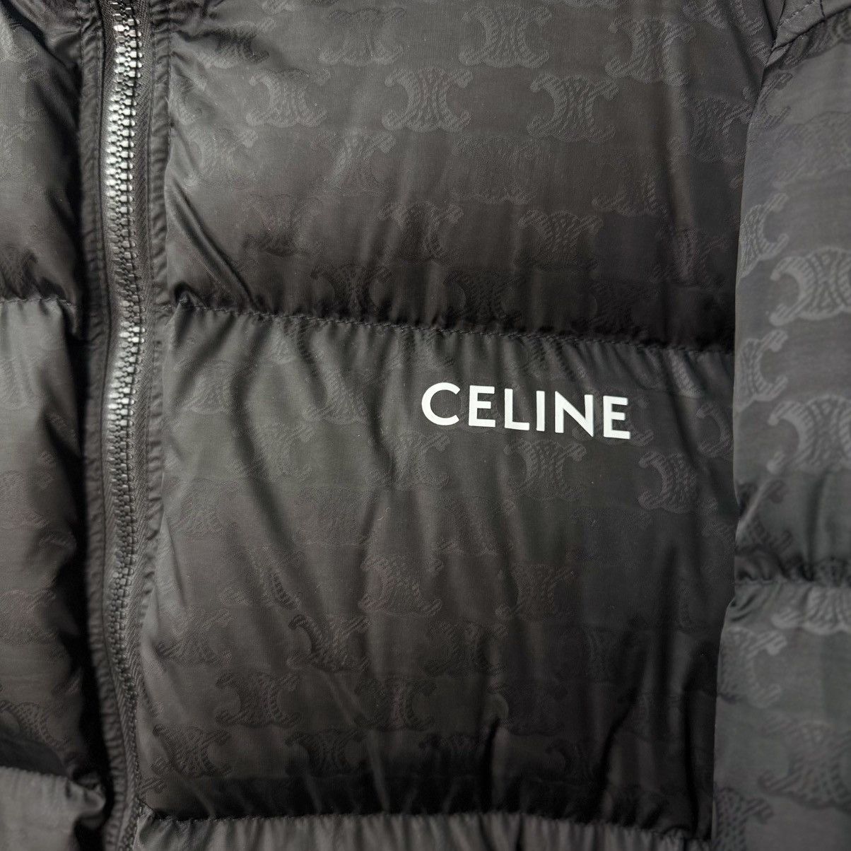 Celine Monogram Jacquard Puffer Jacket