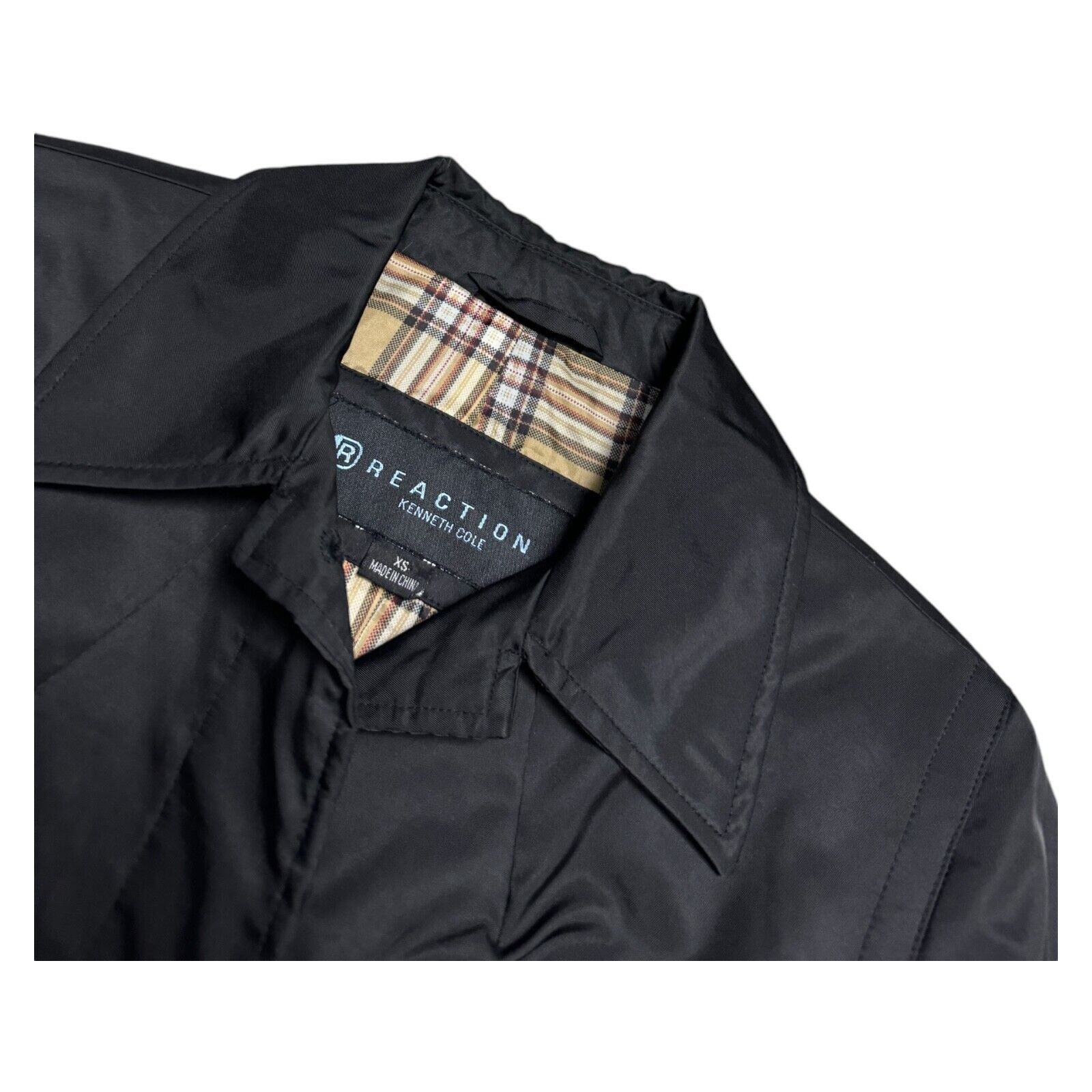 Kenneth Cole Kenneth Cole Reaction Luxury Designer Business Trench Coat Size XS / US 0-2 / IT 36-38 - 2 Thumbnail