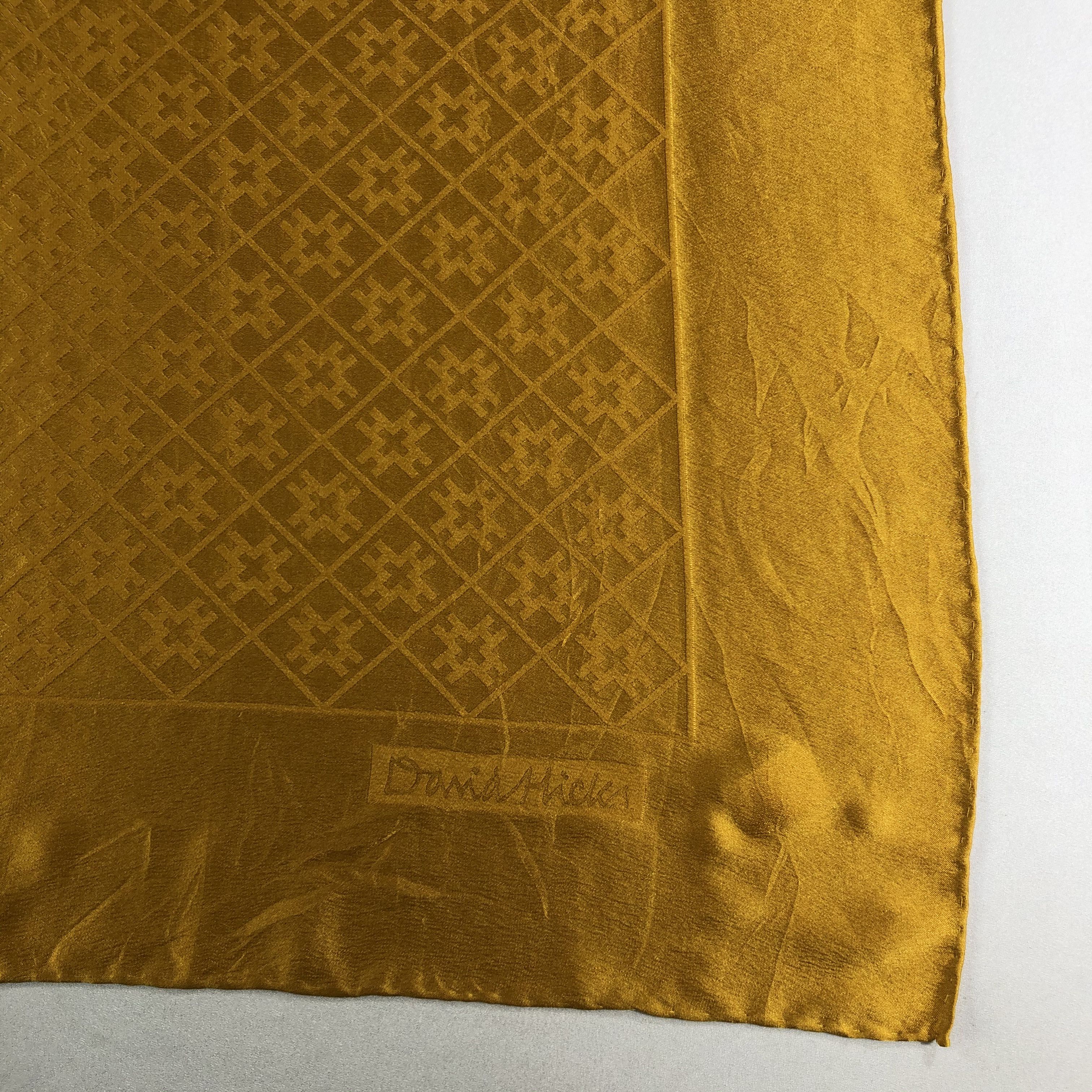 Vintage Vintage David Hicks Silk Scarf Size ONE SIZE - 4 Thumbnail