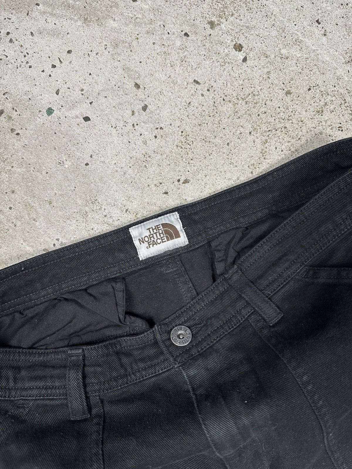 The North Face Vintage Y2K The North Face Cargo Black Denim Pants Jeans Size US 30 / EU 46 - 8 Thumbnail