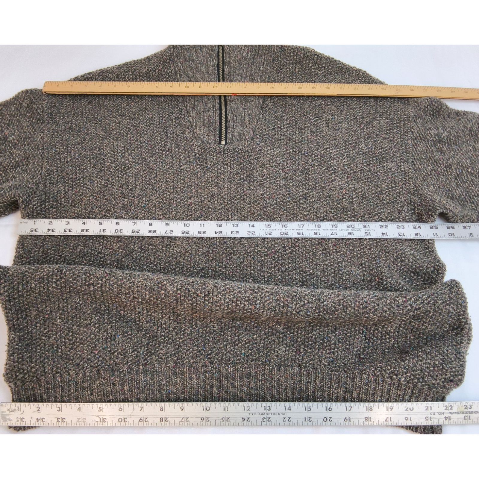 Orvis Orvis Zip Wool Sweater Men's 2XL Brown Vintage Outdoor USA Size US XXL / EU 58 / 5 - 9 Thumbnail