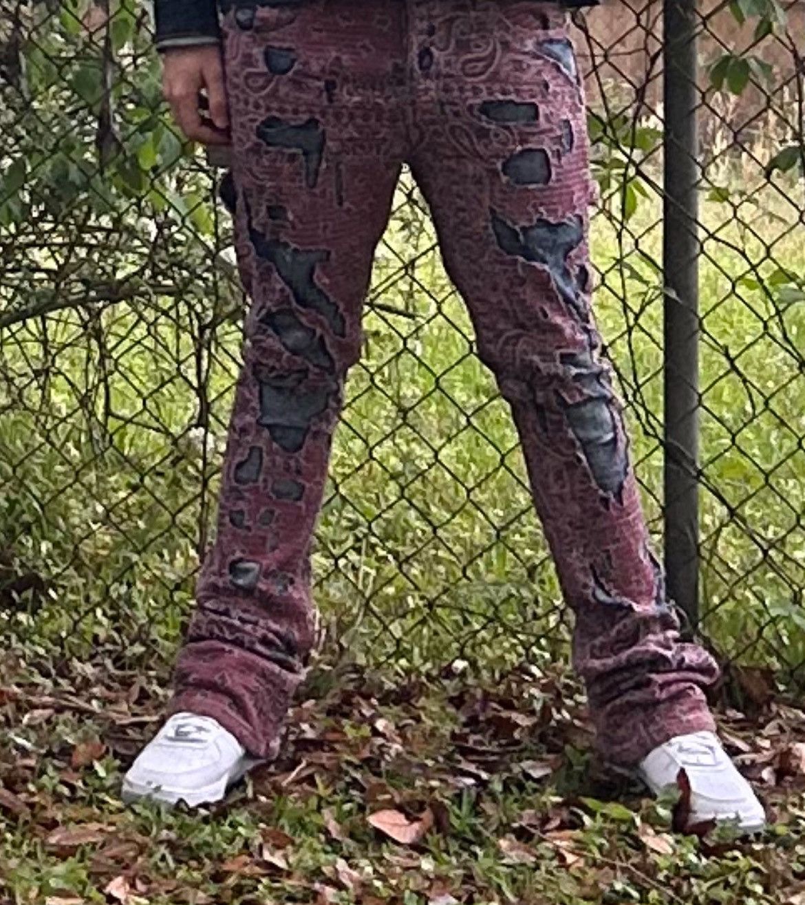 Vision Streetwear Valabasas distressed denim Size US 32 / EU 48 - 2 Thumbnail