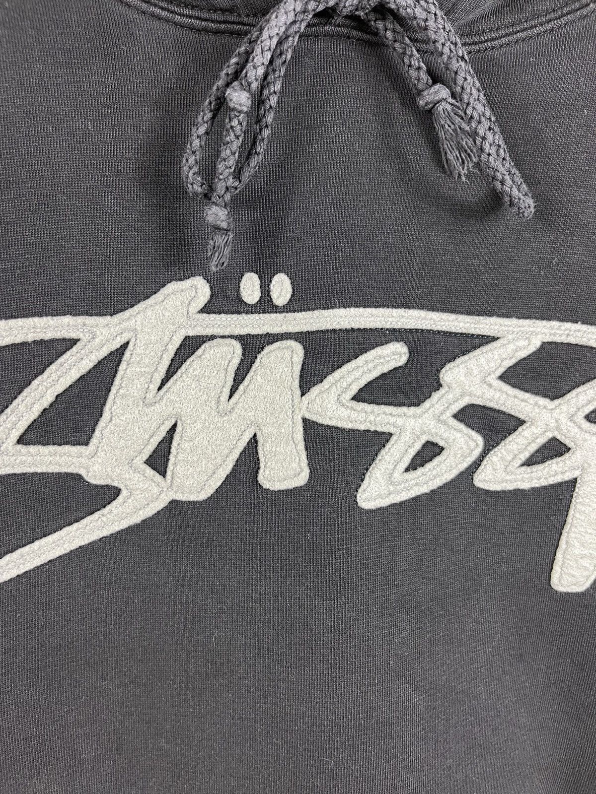 Stussy × Vintage Vintage 80s Stussy central big logo y2k hoodie sweatshirt Size US M / EU 48-50 / 2 - 10 Thumbnail
