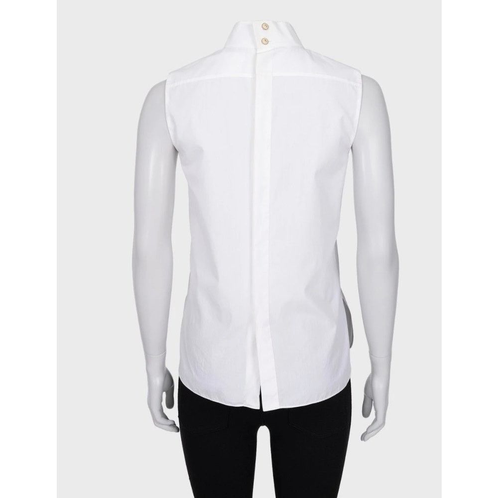 Chanel Chanel Vintage White Bow Blouse - Size FR36/S Size XS / US 0-2 / IT 36-38 - 4 Thumbnail