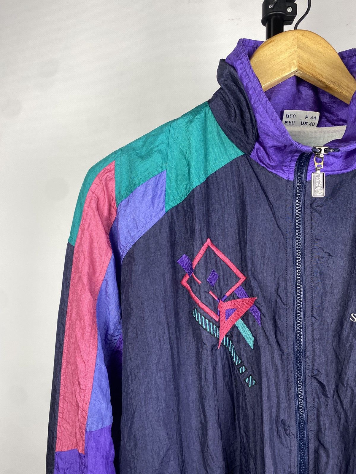 Sergio Tacchini × Vintage Vintage 90s Sergio Tacchini Lightweight Jacket Size US M / EU 48-50 / 2 - 3 Thumbnail