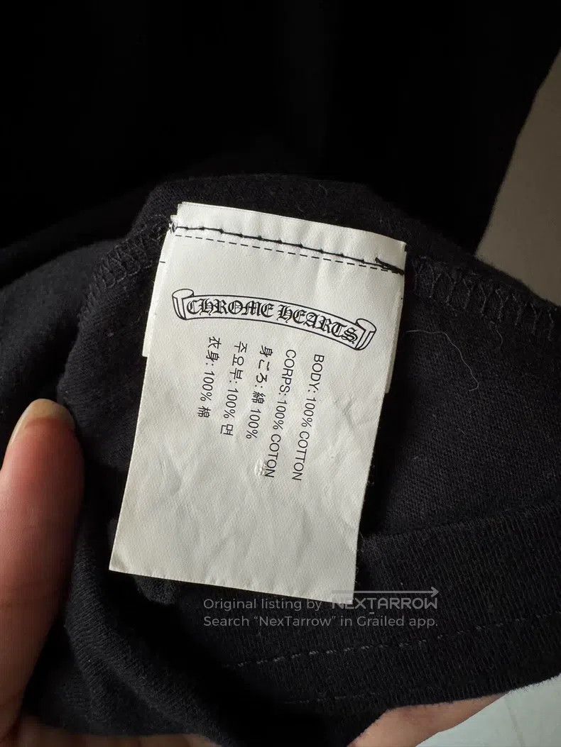 Chrome Hearts CHROME HEARTS Black Sanskrit back swear word 'love you' sh Size US M / EU 48-50 / 2 - 5 Thumbnail