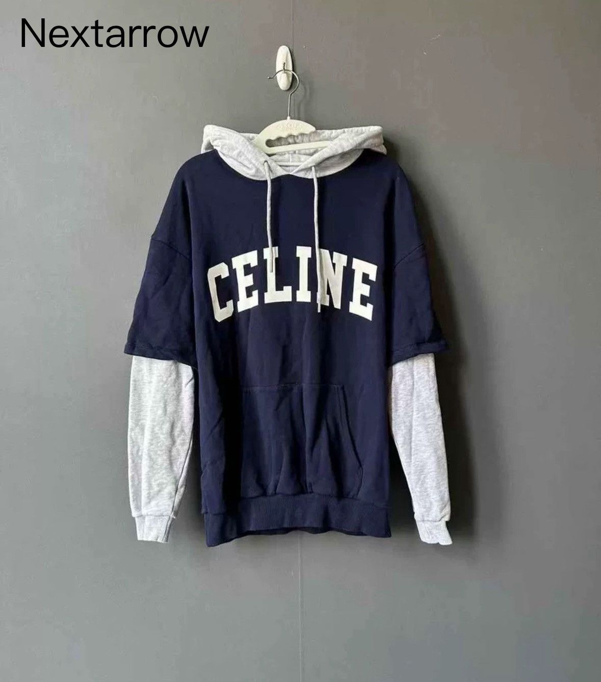 Celine Celine blue fake two hoodies2412-Nextarrow Size US XS / EU 42 / 0 - 1 Thumbnail