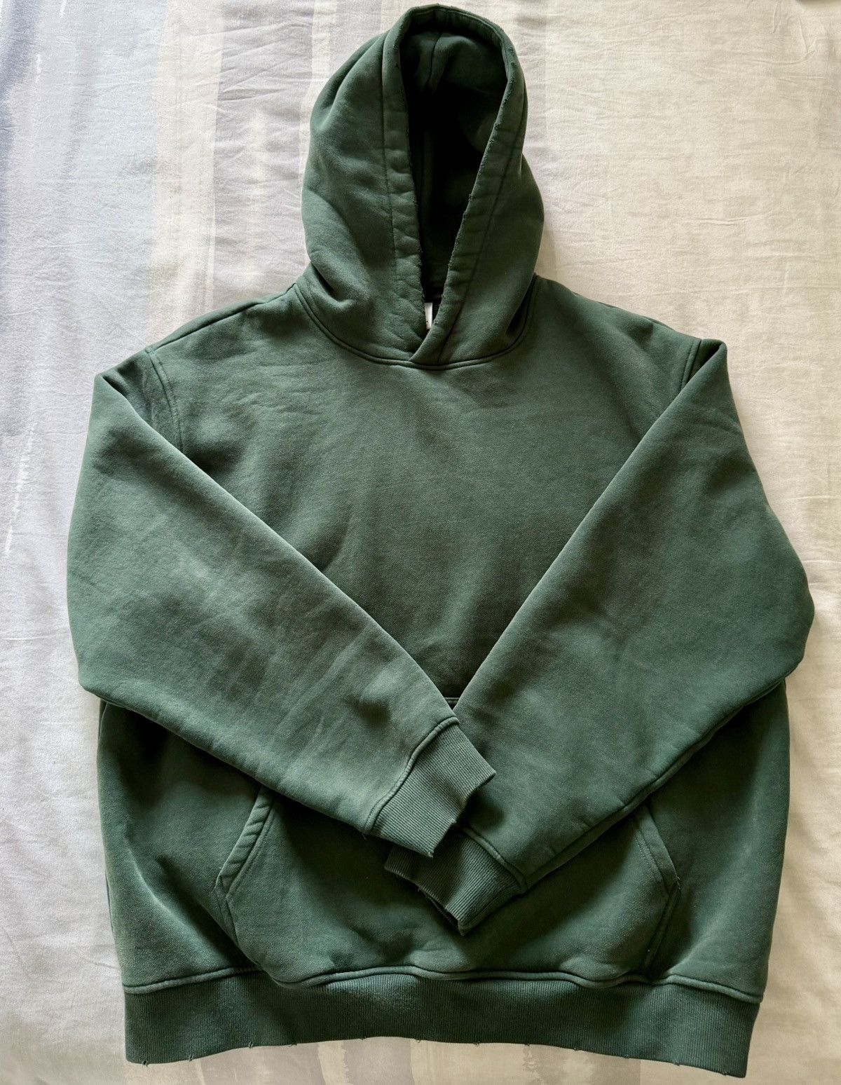 Other Green Heavyweight Distressed Hoodie Size US S / EU 44-46 / 1 - 1 Thumbnail