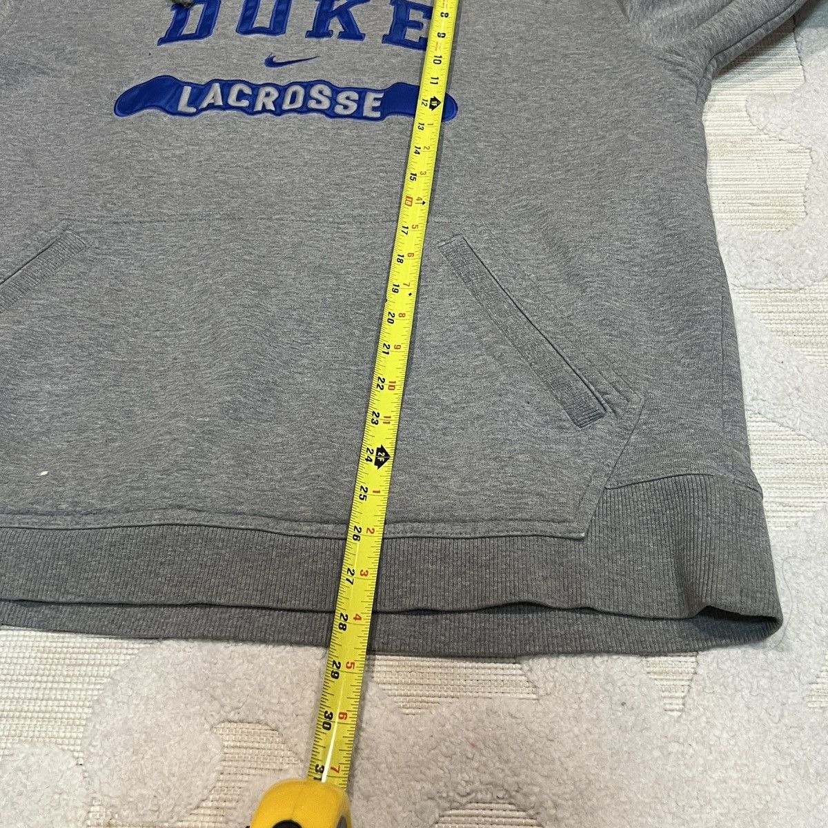 Nike Crazy Vintage 90s Nike Duke Hoodie Duke University Lacrosse Size US M / EU 48-50 / 2 - 8 Thumbnail