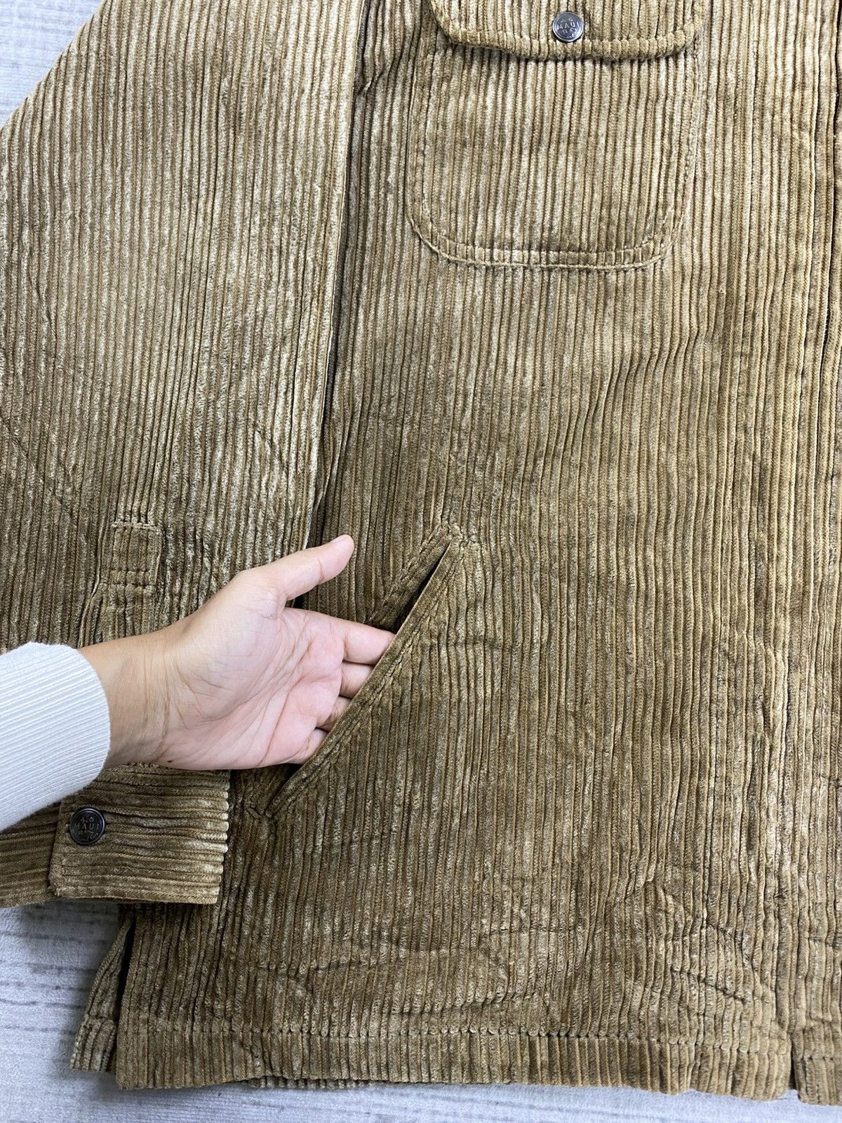 Maui and Sons × Vintage Vintage 90s Maui & Sons Made In Usa Corduroy Jacket Size US L / EU 52-54 / 3 - 7 Thumbnail