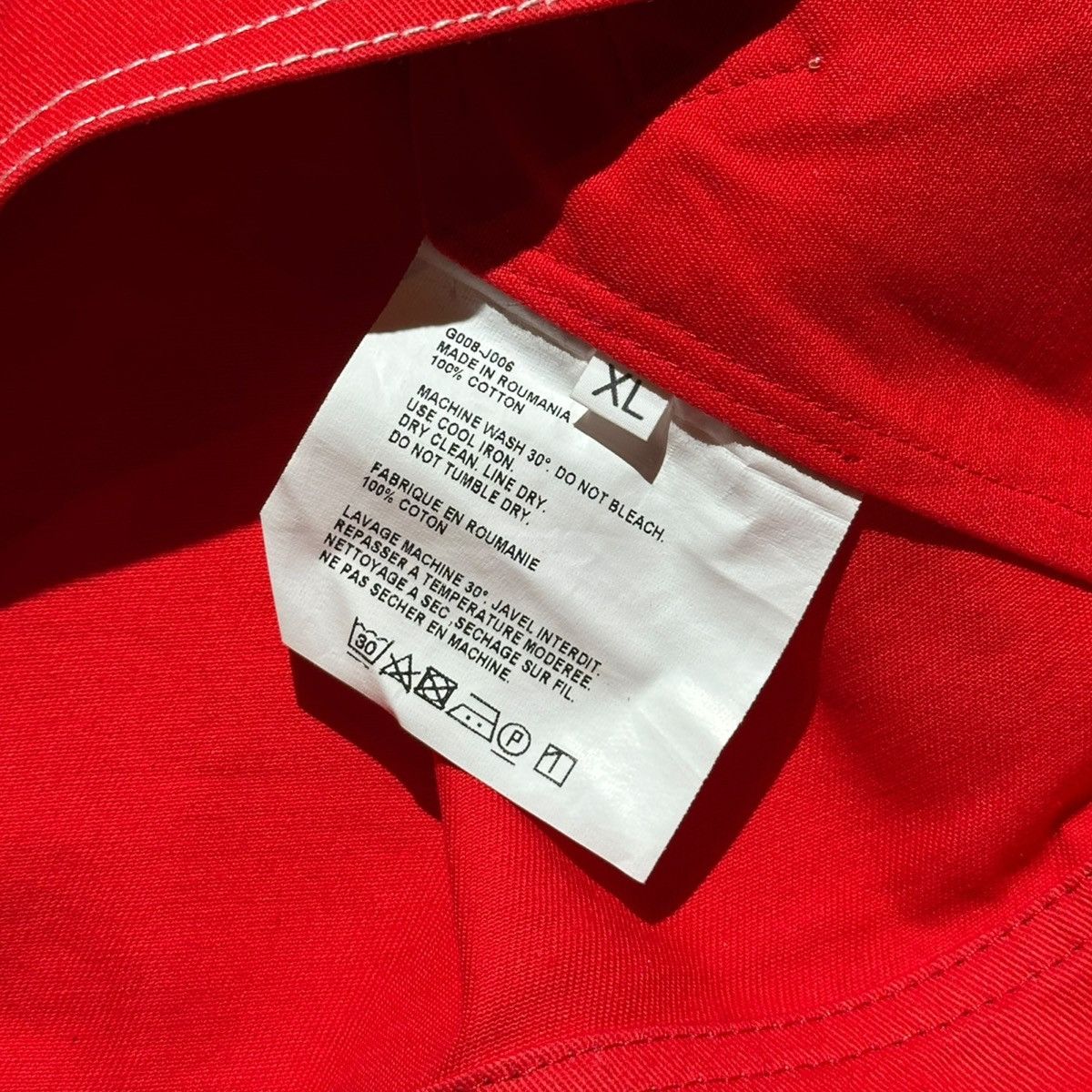 Gosha Rubchinskiy Zip front workwear style jacket Size US XL / EU 56 / 4 - 3 Thumbnail