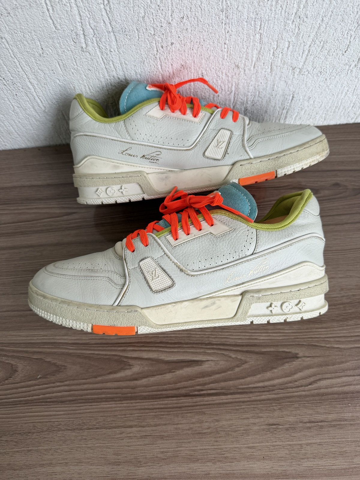 Louis Vuitton Special edition Virgil Abloh trainers Size US 11 / EU 44 - 17 Thumbnail