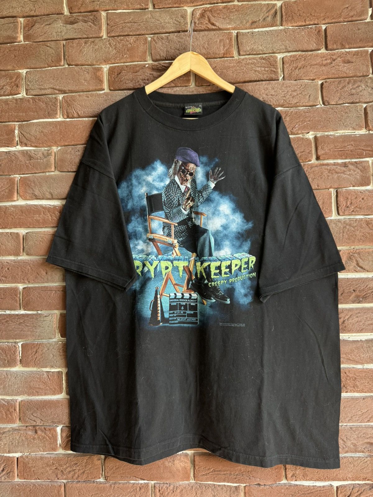 vintage 1996 tales from crypt universal studios horror tee