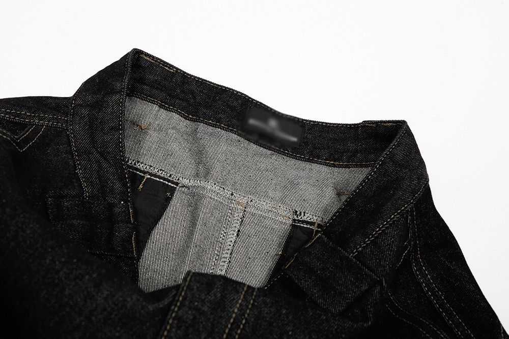 Jean Men's high street versatile loose wide-leg jeans Size US 32 / EU 48 - 4 Thumbnail