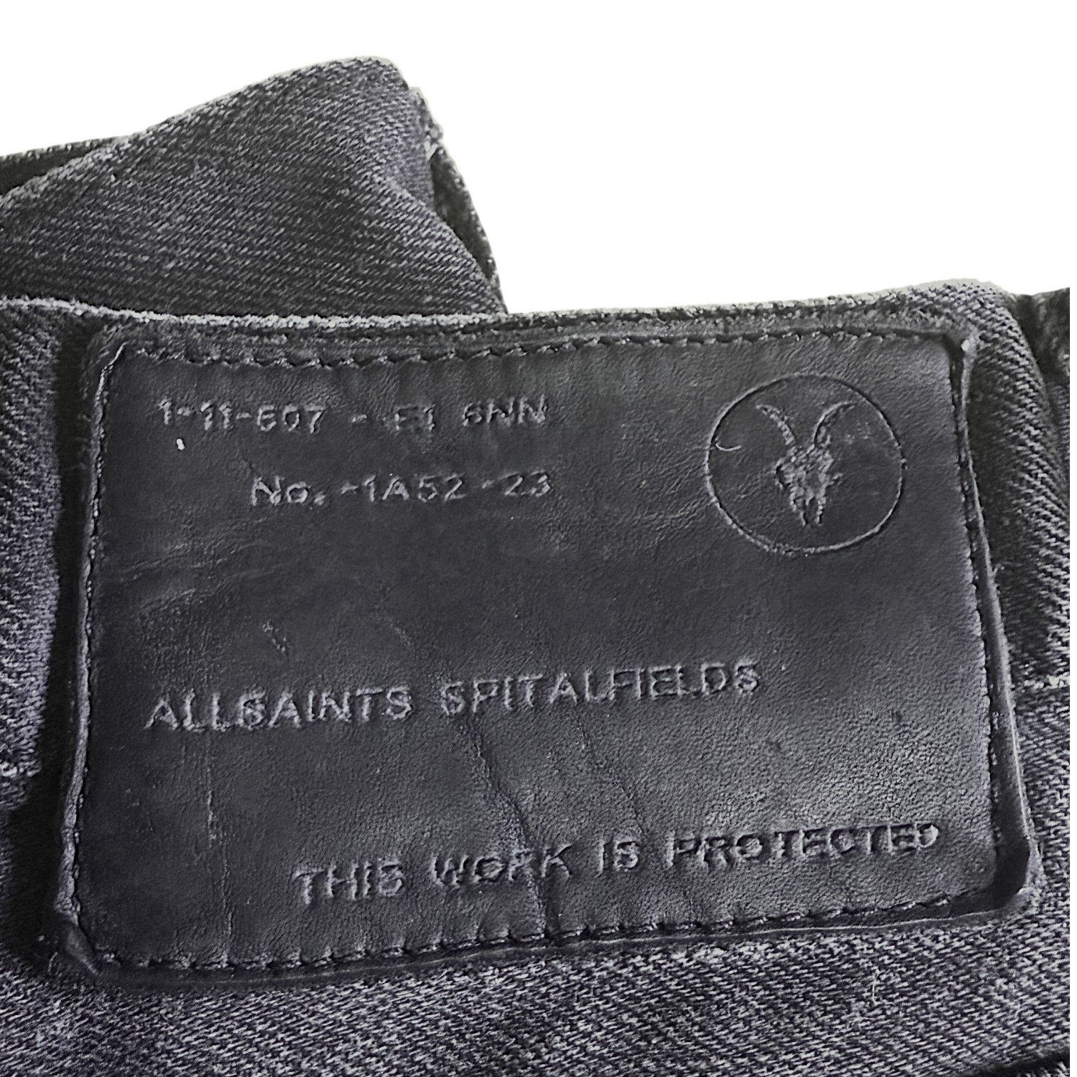 Allsaints All Saints Gray Jeans | Size 32 Size US 32 / EU 48 - 6 Thumbnail