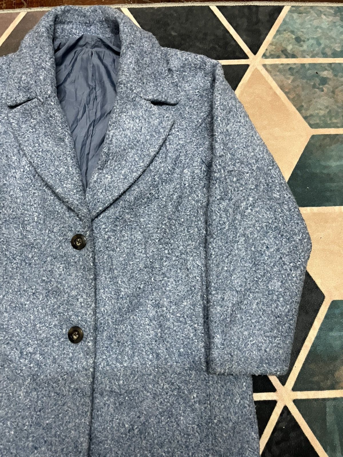 Vintage 💥Vintage 80s Wool Japanese Brand Heavy Jackets Size S / US 4 / IT 40 - 3 Thumbnail