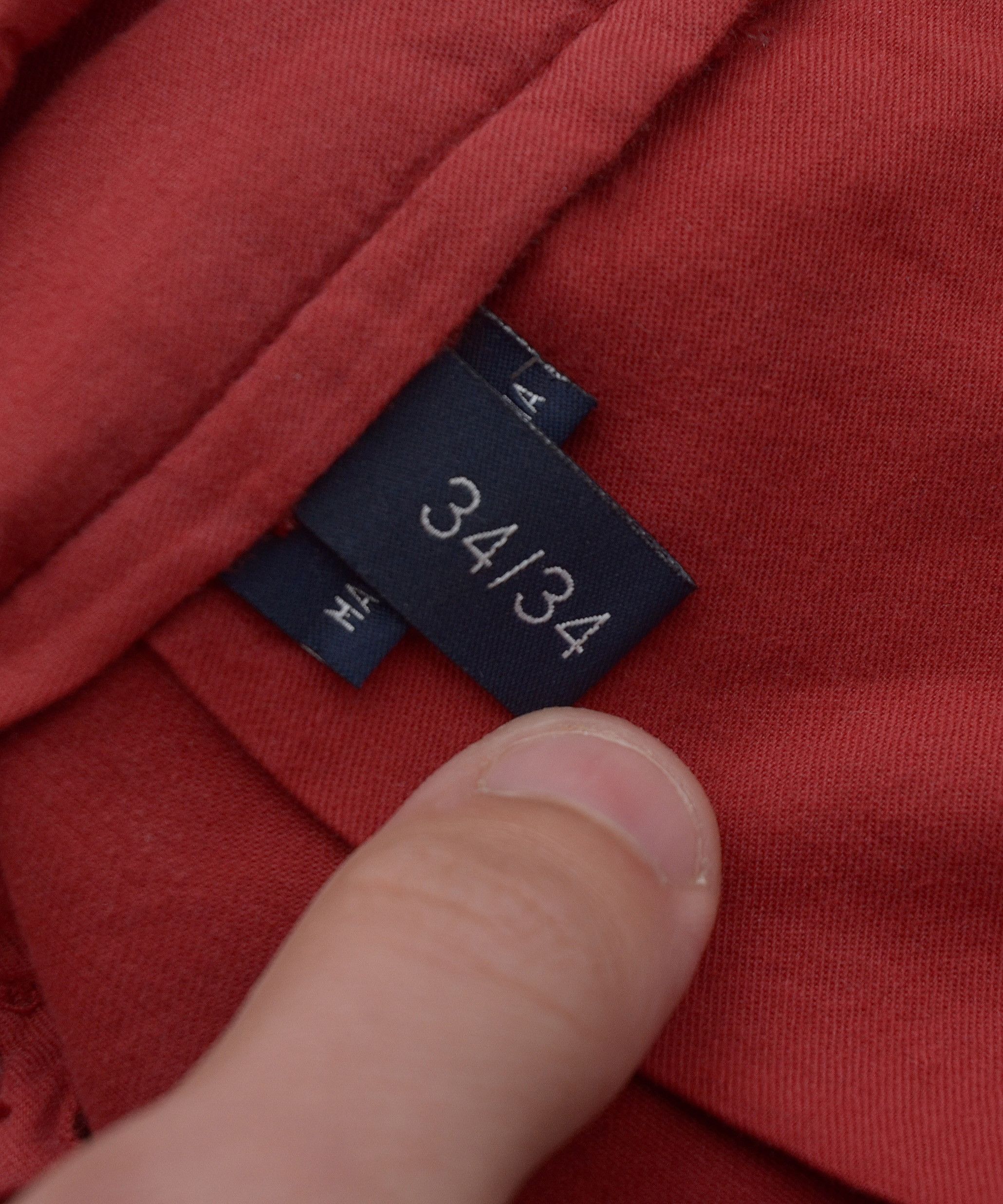 Polo Ralph Lauren × Ralph Lauren × Vintage Polo Ralph Lauren Vintage Red Cotton Chino Trousers Pants Size US 34 / EU 50 - 12 Thumbnail