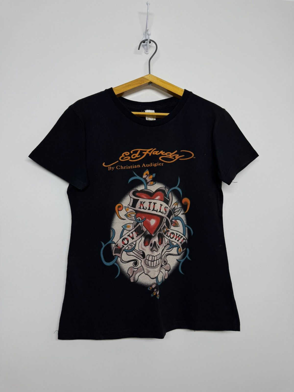 Ed Hardy Vintage Y2k Rare Ed Hardy T-Shirt 00’s Size S / US 4 / IT 40 - 7 Thumbnail