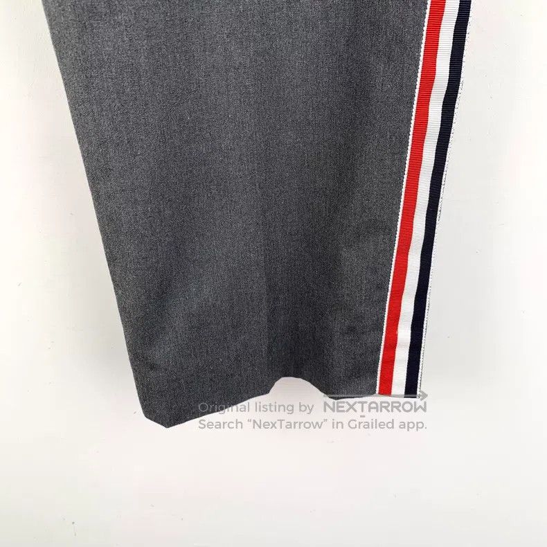 Thom Browne Thom Browne size 1 Side Striped Cotton Casual Pants Dark Gr Size US 28 / EU 44 - 5 Thumbnail