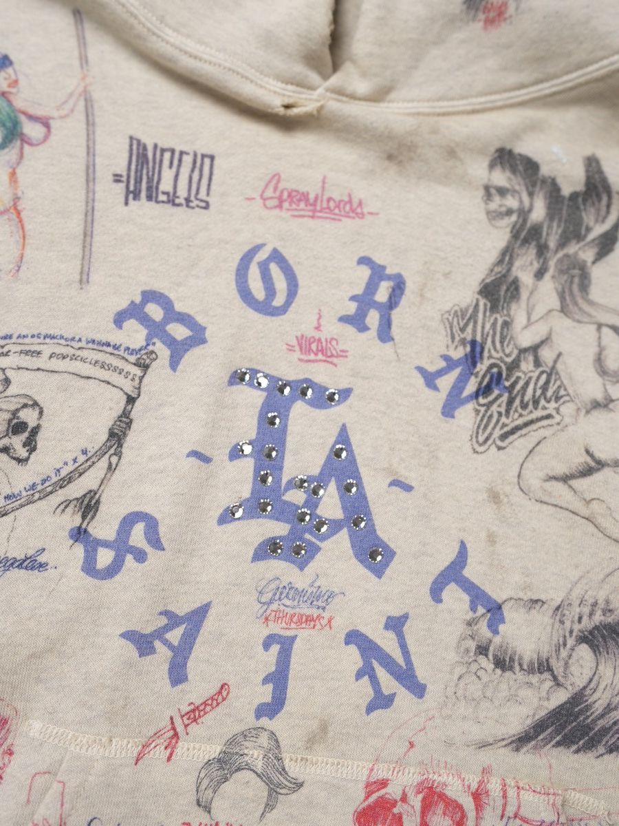Born X Raised × Saint Michael Saint Michael x Born X Raised Graffiti Hoodie Size US M / EU 48-50 / 2 - 3 Thumbnail