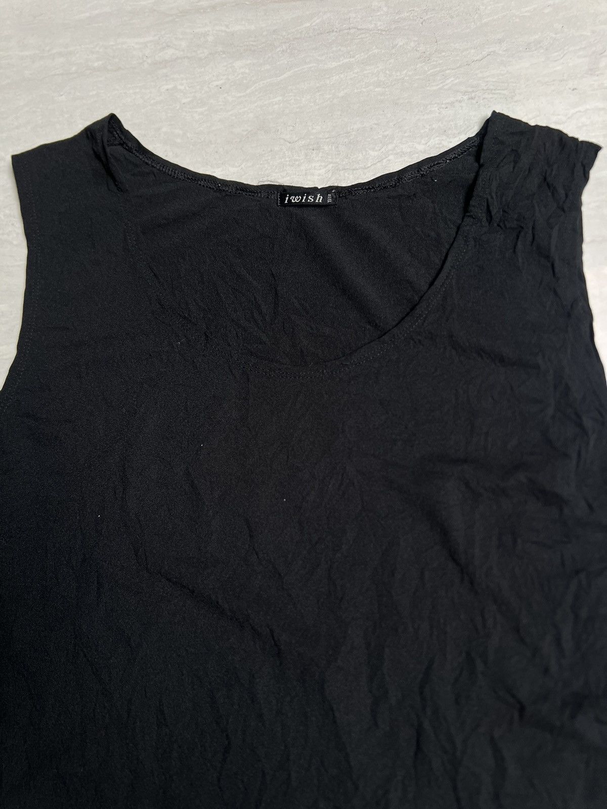 Yohji Yamamoto I Wish Y’S Bis Black Sleeveless Dress Size US S / EU 44-46 / 1 - 14 Thumbnail
