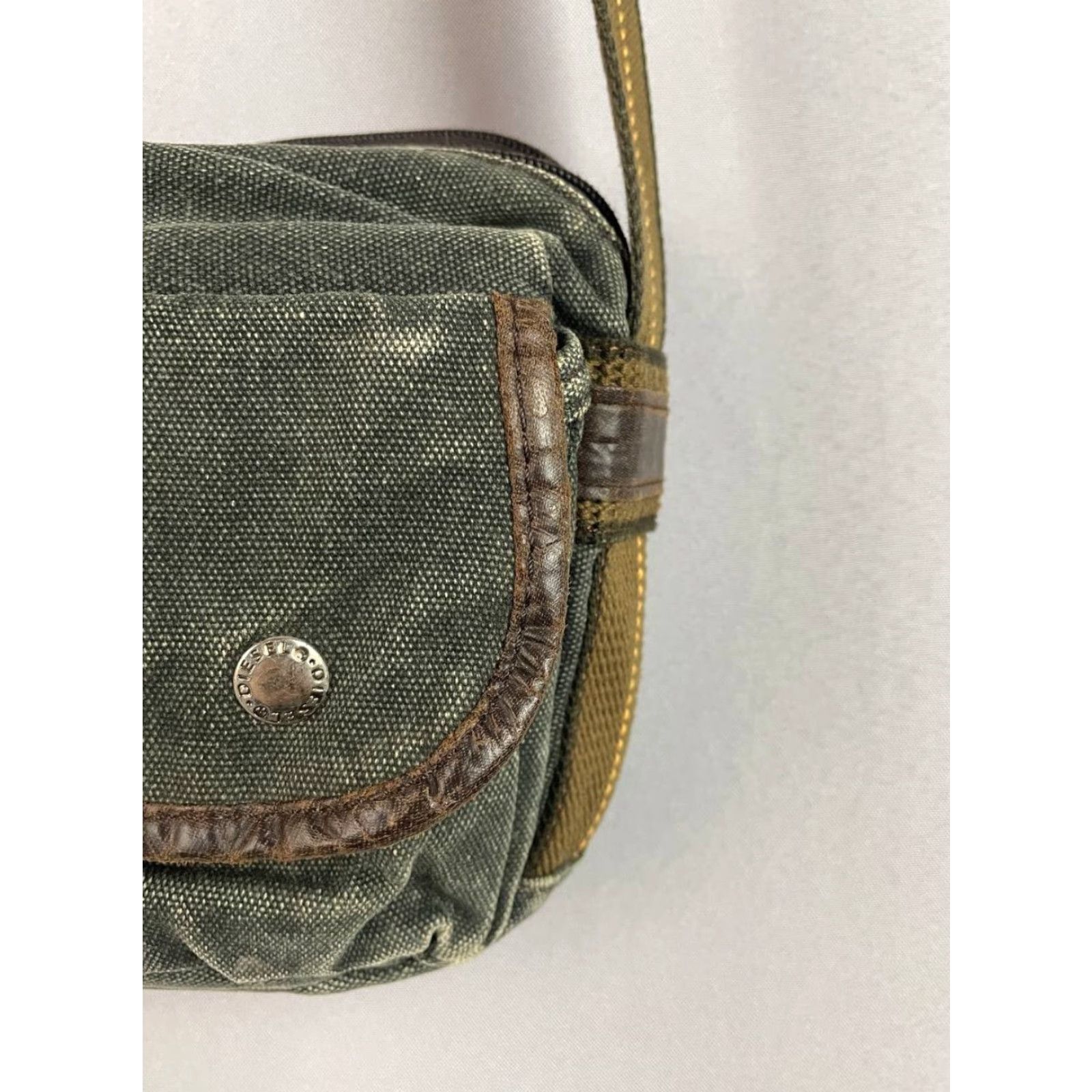 Diesel Diesel Women's Marengo Cotton Shoulder Bag Crossbody Zipper Size ONE SIZE - 6 Thumbnail