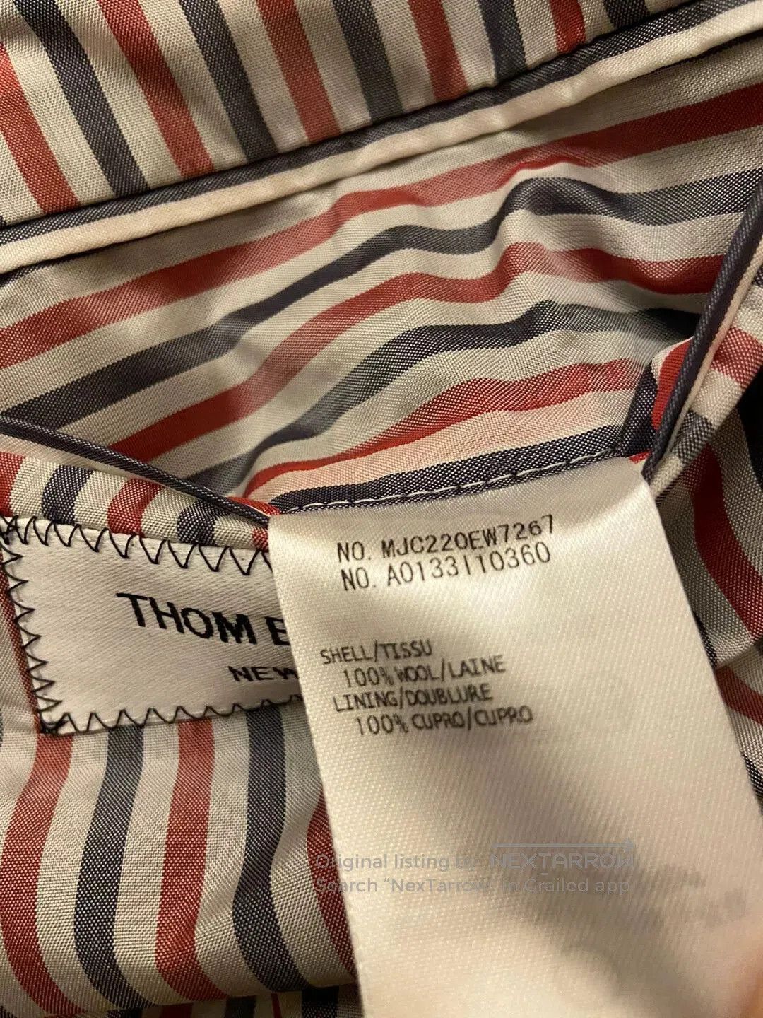 Thom Browne thom browne quilted embroidered blazer jacket. Size US M / EU 48-50 / 2 - 7 Thumbnail