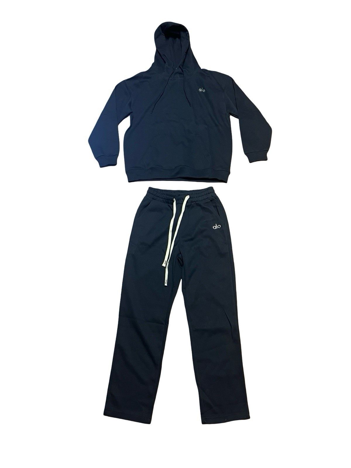 Alo Alo Yoga Mens Hoodie Sweatpants Set Navy Size M Size US M / EU 48-50 / 2 - 1 Thumbnail