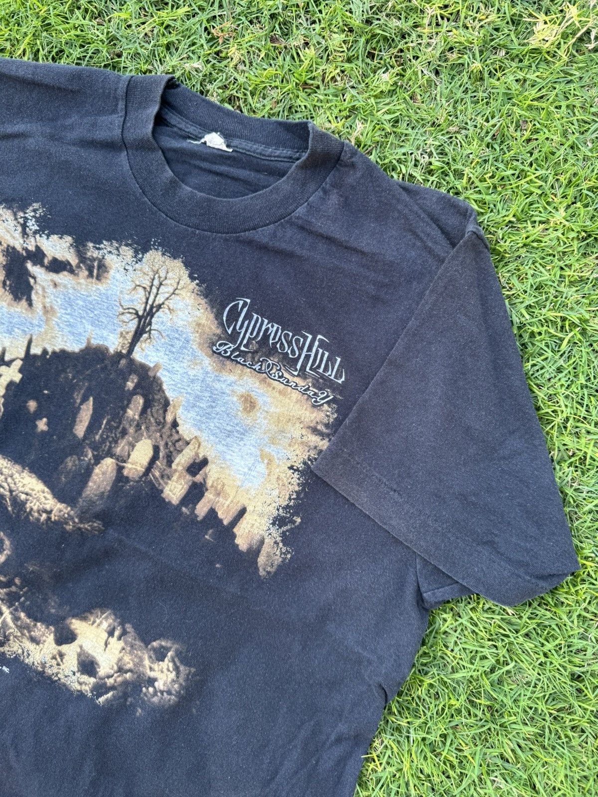 Vintage Vintage 1990’s Cypress Hill Black Sunday American HipHop Size US XL / EU 56 / 4 - 6 Thumbnail