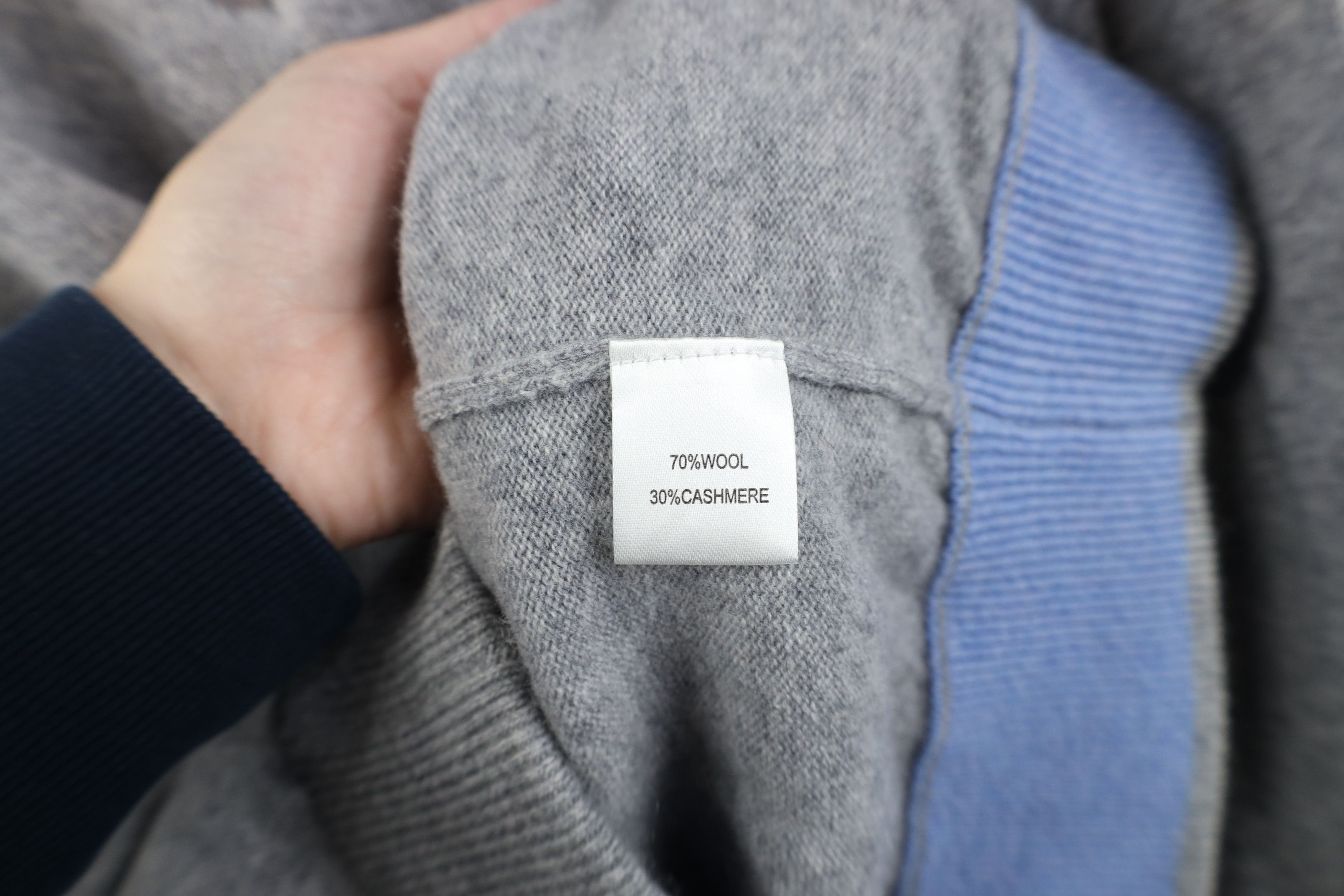 Grenson New Greyson Clothiers Half Zip Wool Cashmere Knit Sweater Size US S / EU 44-46 / 1 - 11 Thumbnail