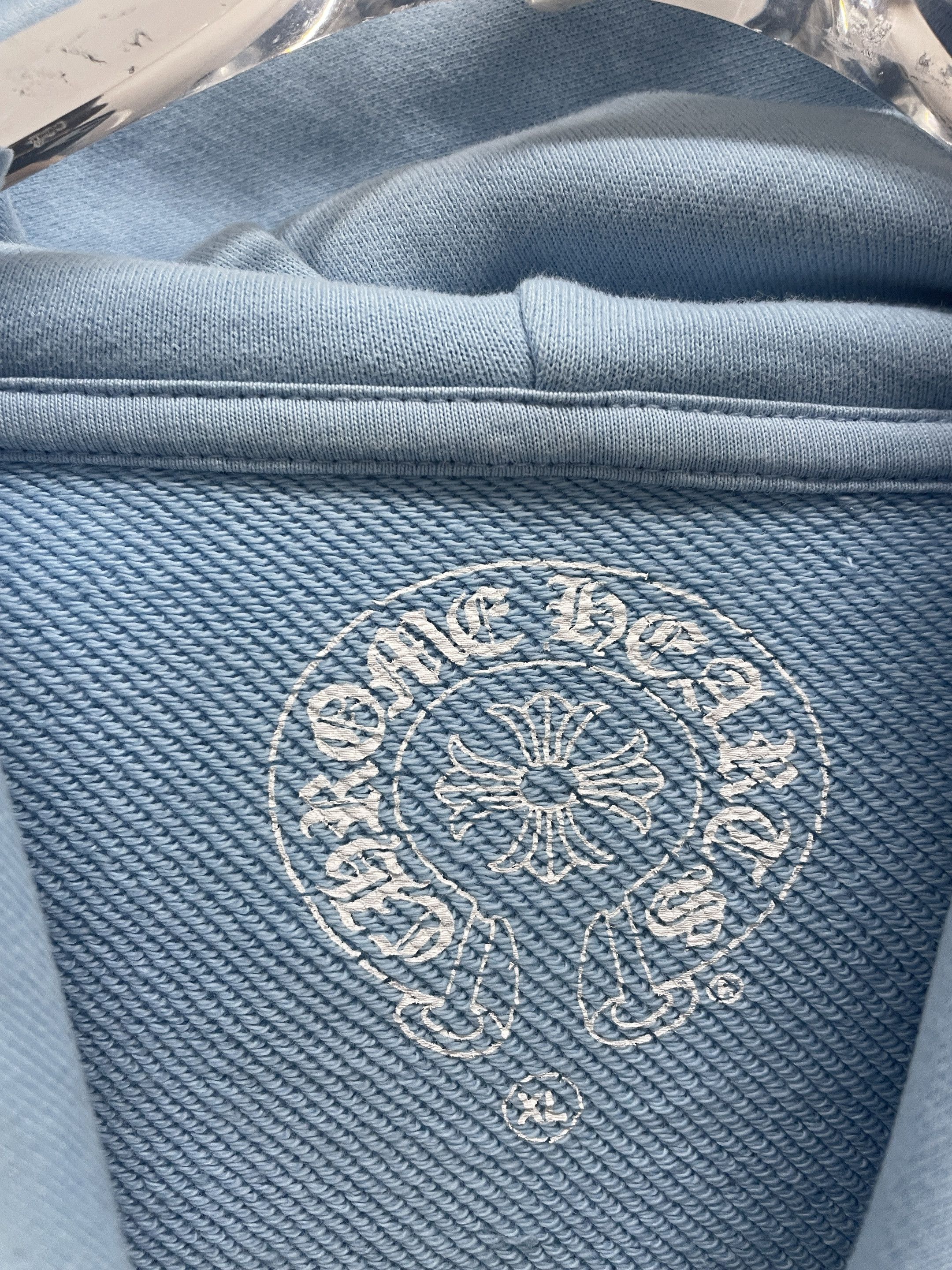 Chrome Hearts Chrome Hearts Art Basel Dagger Babyblue Pullover Hoodie Size US XL / EU 56 / 4 - 9 Thumbnail