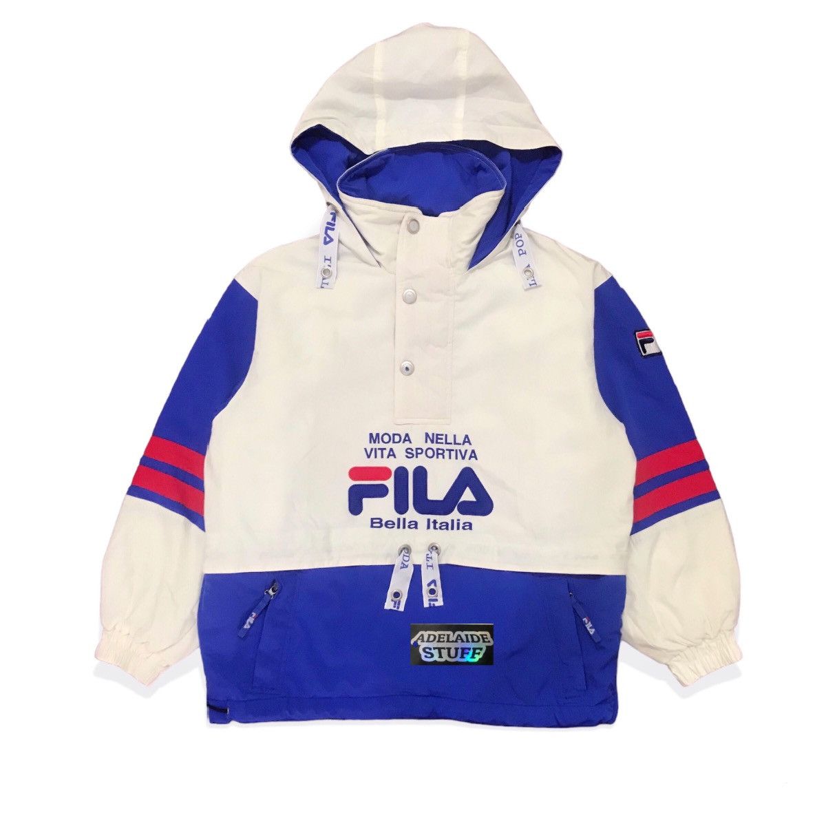 Fila × Vintage Fila 3Tone Half-Zip Jacket Size US S / EU 44-46 / 1 - 2 Thumbnail