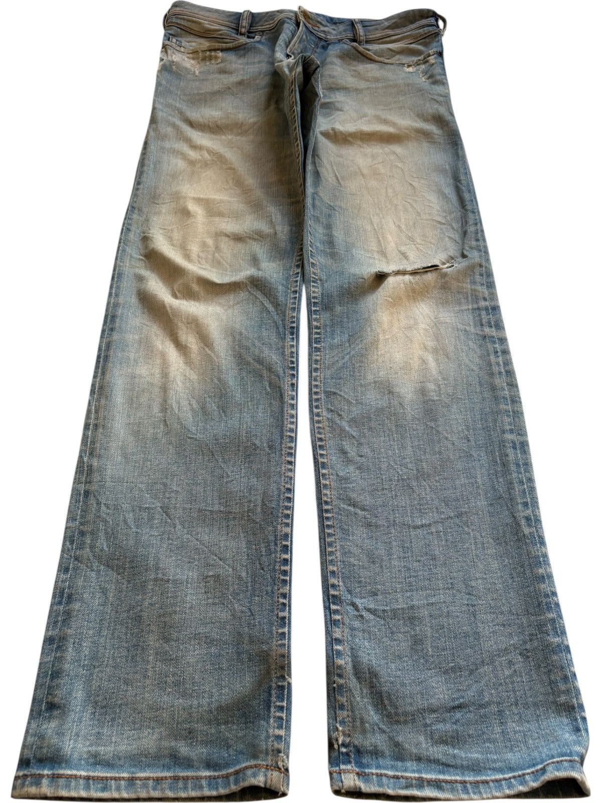 Diesel Vintage Diesel Iakop Button Fly Mud Wash Ripped Jean Size US 32 / EU 48 - 1 Thumbnail