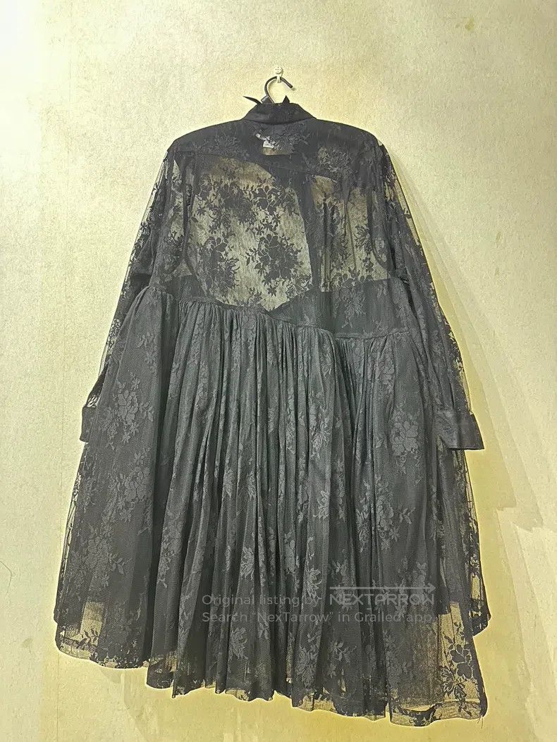 Comme des Garcons Comme Des Garcons Lace Tulle Long Shirt Size S / US 4 / IT 40 - 2 Thumbnail