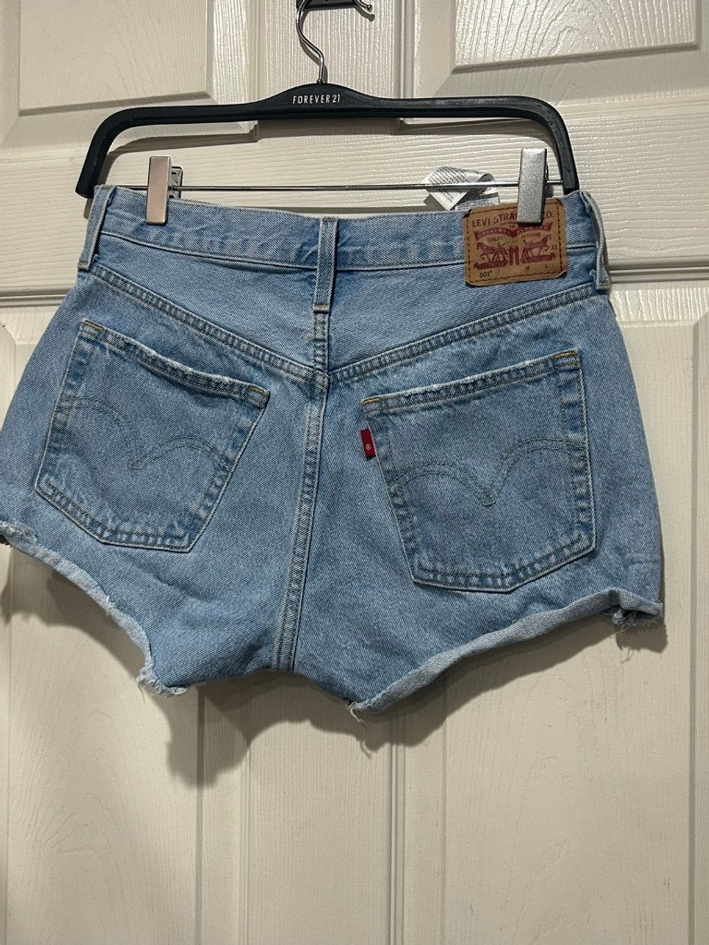 Levi's Women's Levi's Light Blue Jean Shorts Size 28 Size 29" - 1 Thumbnail