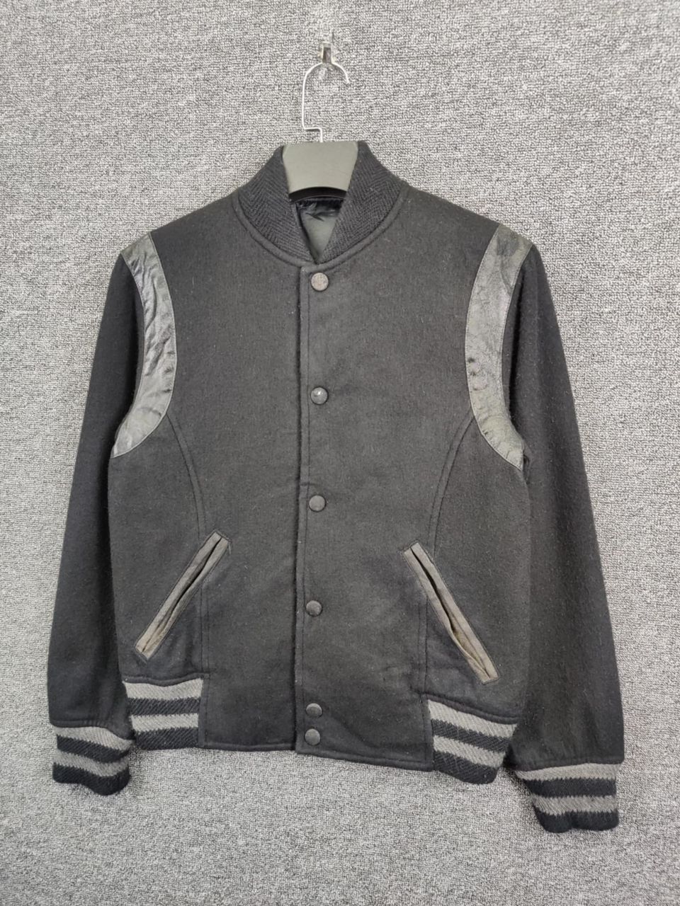 PPFM Vintage 90s PPFM Teedy Wool Varsity Jacket Size US M / EU 48-50 / 2 - 2 Thumbnail