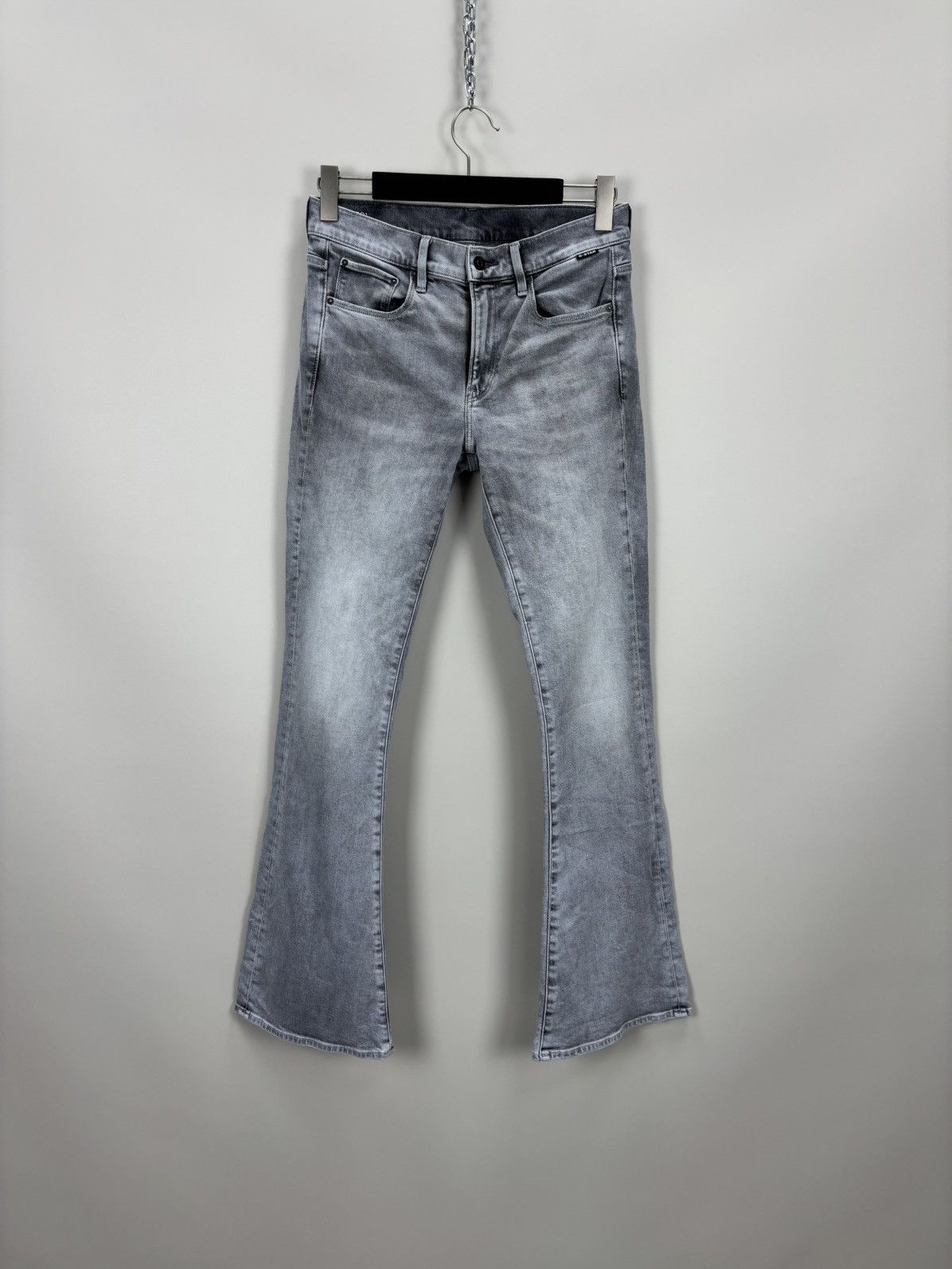G-Star Womens flared jeans G Star Raw Size 27 Color Gray Size 25" / US 0 / IT 36 - 1 Thumbnail