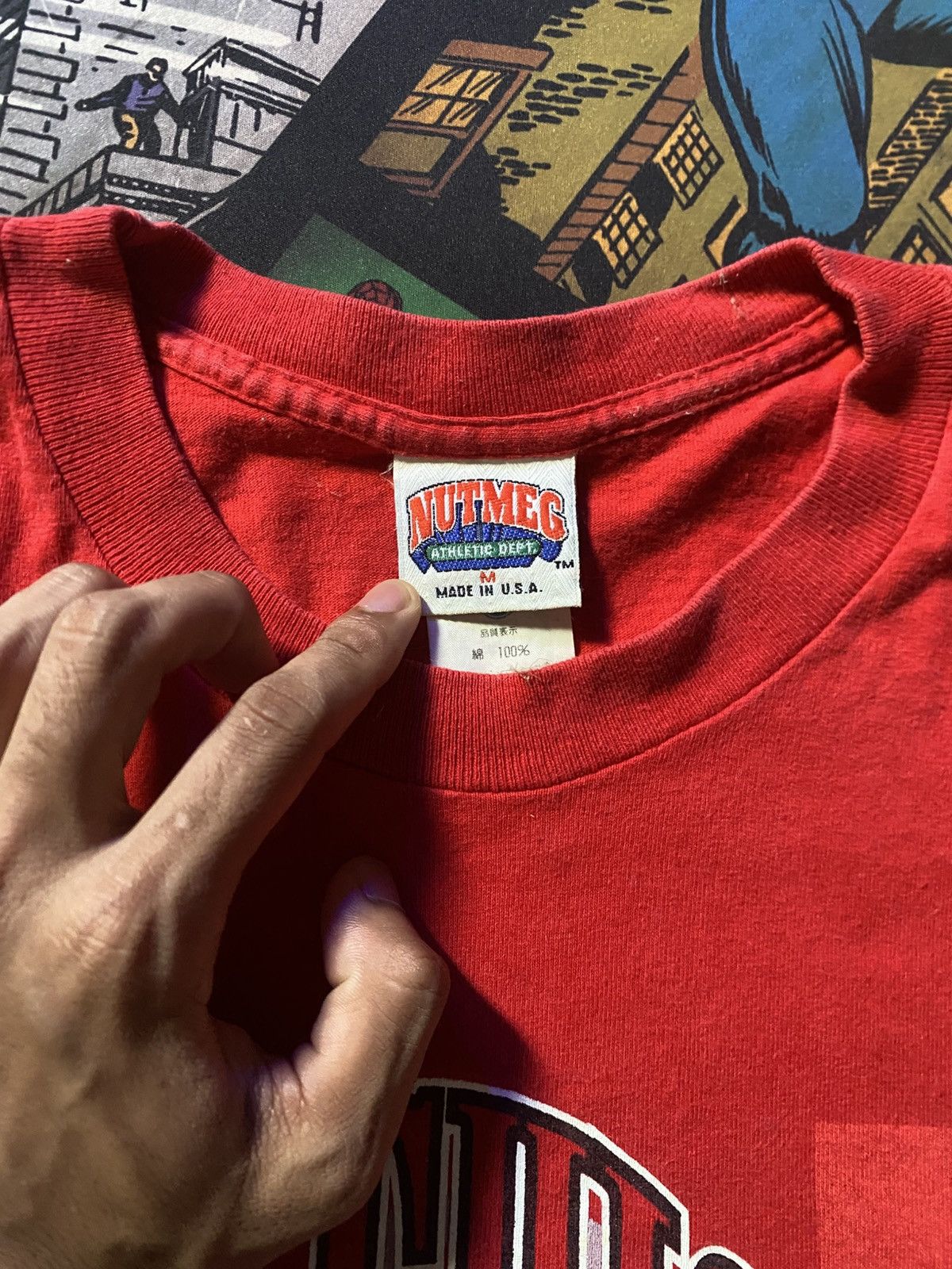 Nutmeg VTG 90s CHICAGO BULLS NBA MASCOT NUTMEG BASKETBALL Size US M / EU 48-50 / 2 - 4 Thumbnail