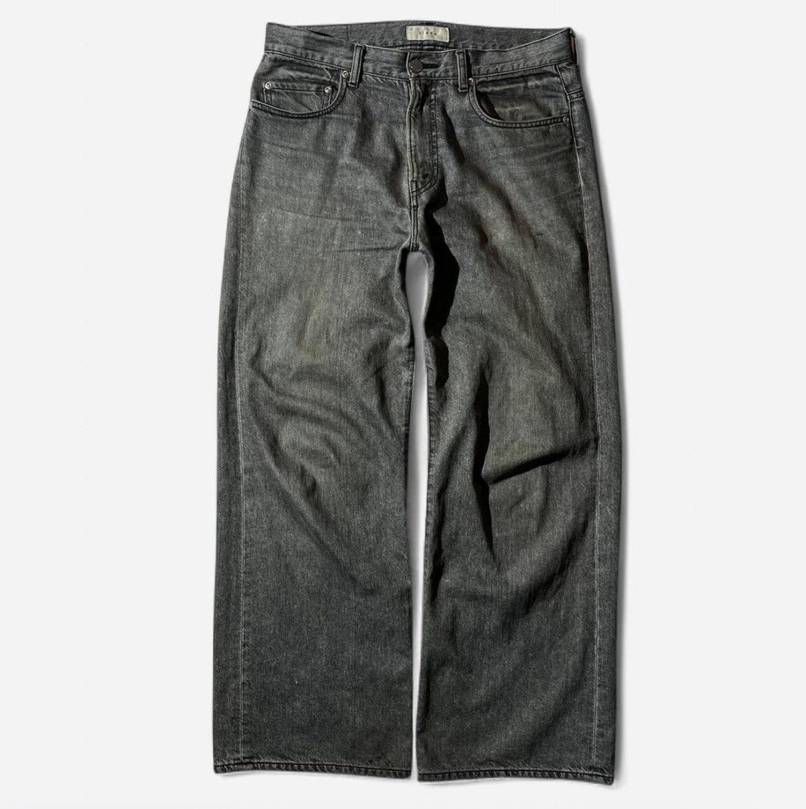 Japanese Brand × JieDa JieDa ultra rare “used loose fit denim” with distressing Size US 30 / EU 46 - 1 Thumbnail