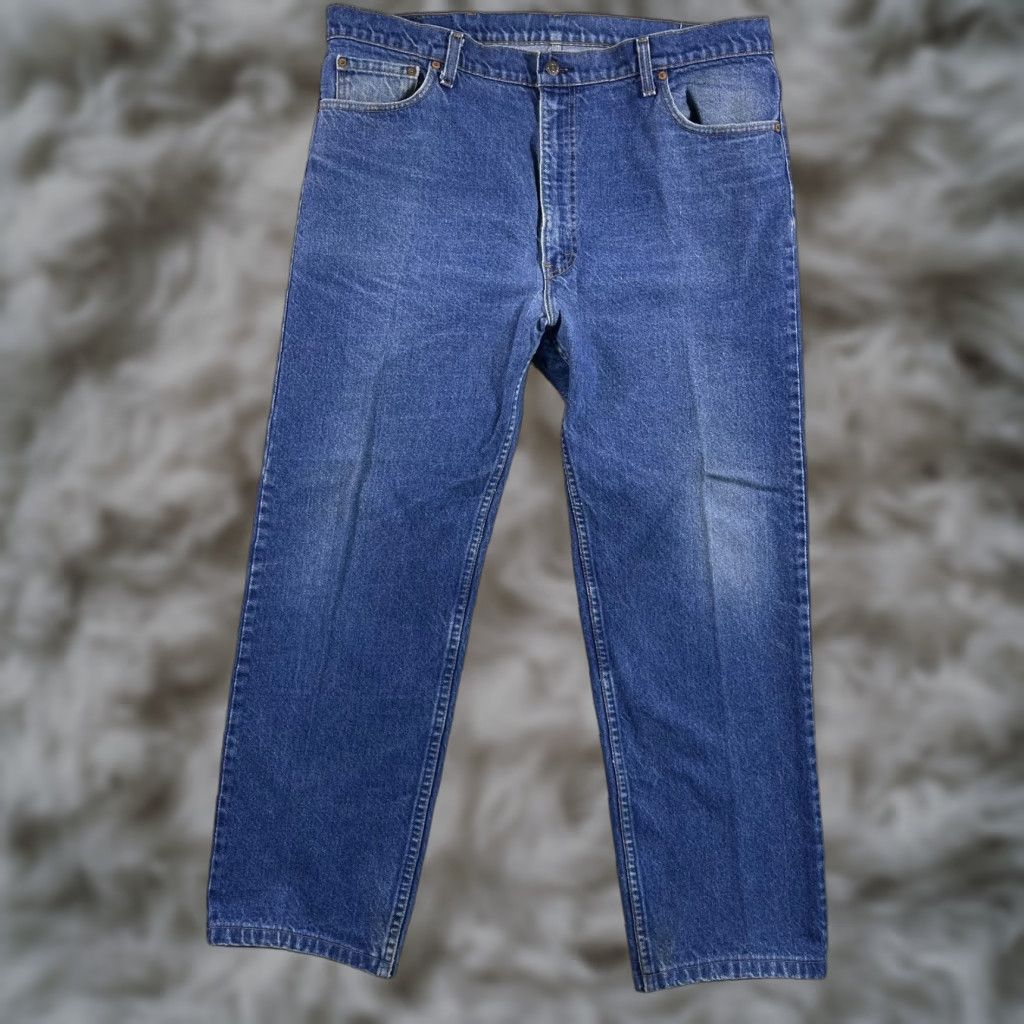 Levi's VINTAGE Levi's Jeans Mens 42x29 Blue 505-0217 Faded Straight Leg Western 80's 500 Series Mens Jeans Regular 42x29 Boys? Size US 42 / EU 58 - 1 Thumbnail