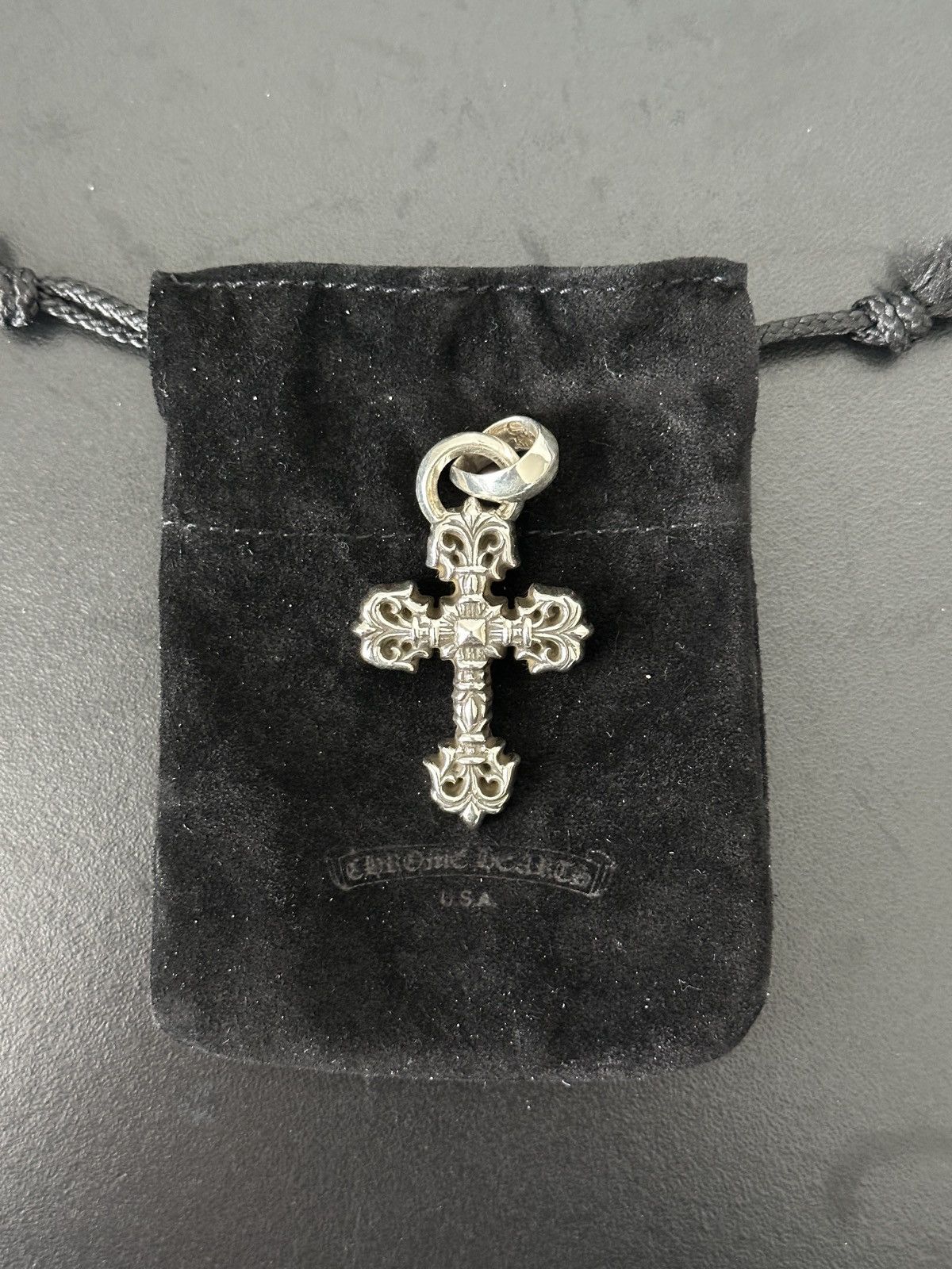 Chrome Hearts Chrome Hearts Filigree Cross Pendant With Bale Attachment Size ONE SIZE - 2 Thumbnail
