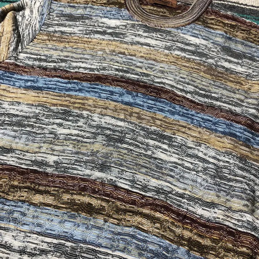 Missoni 🥬 Missoni Coloured Cable Knit Sweater Size US M / EU 48-50 / 2 - 6 Thumbnail