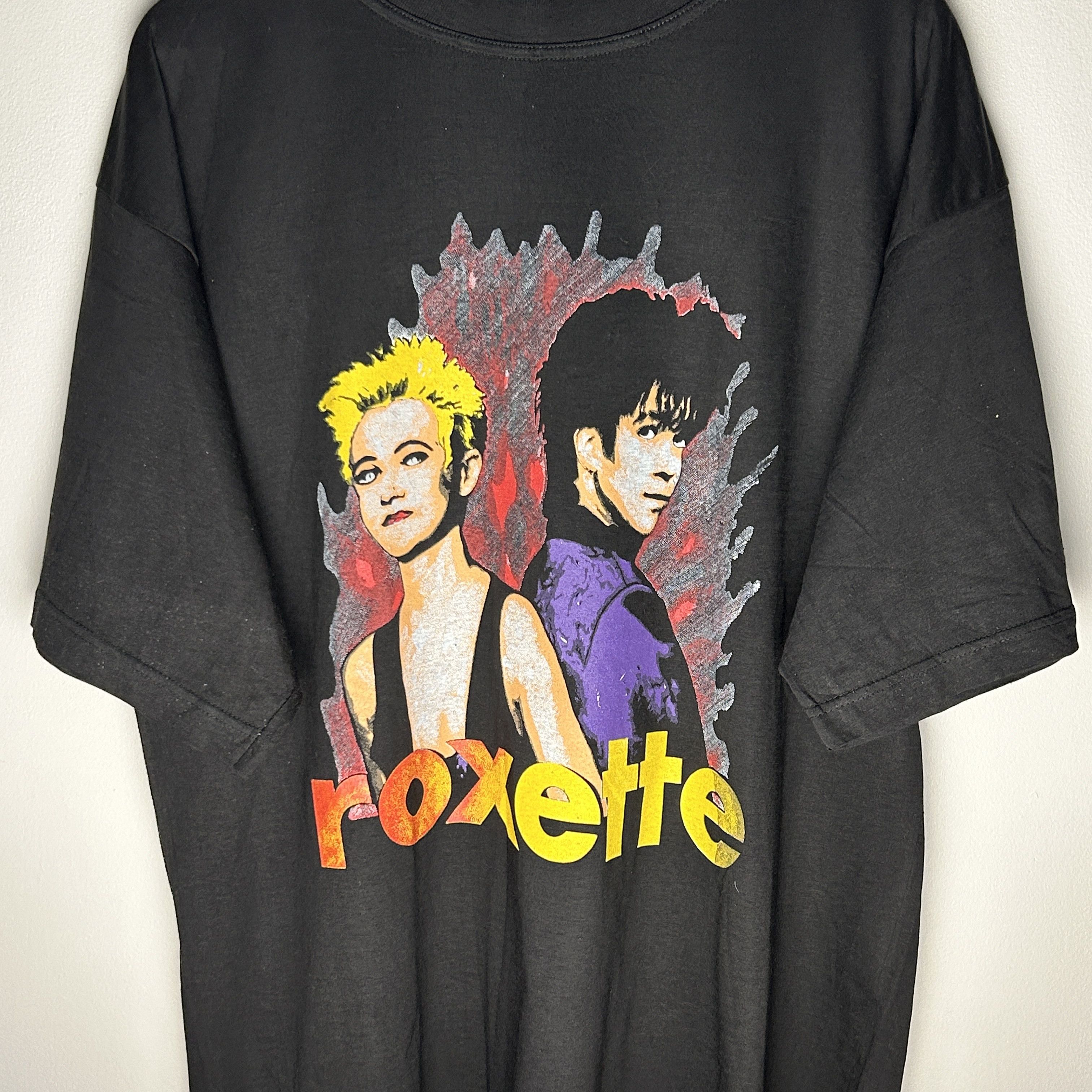 Band Tees Vintage Roxette 90’s Band T-shirt Size US XL / EU 56 / 4 - 2 Thumbnail