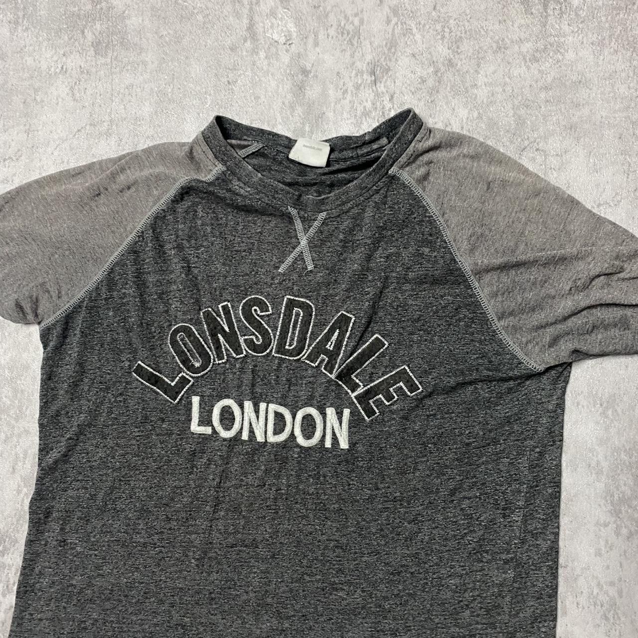 Lonsdale Grey Lonsdale London sportswear t-shirt sportswear Size US M / EU 48-50 / 2 - 2 Thumbnail