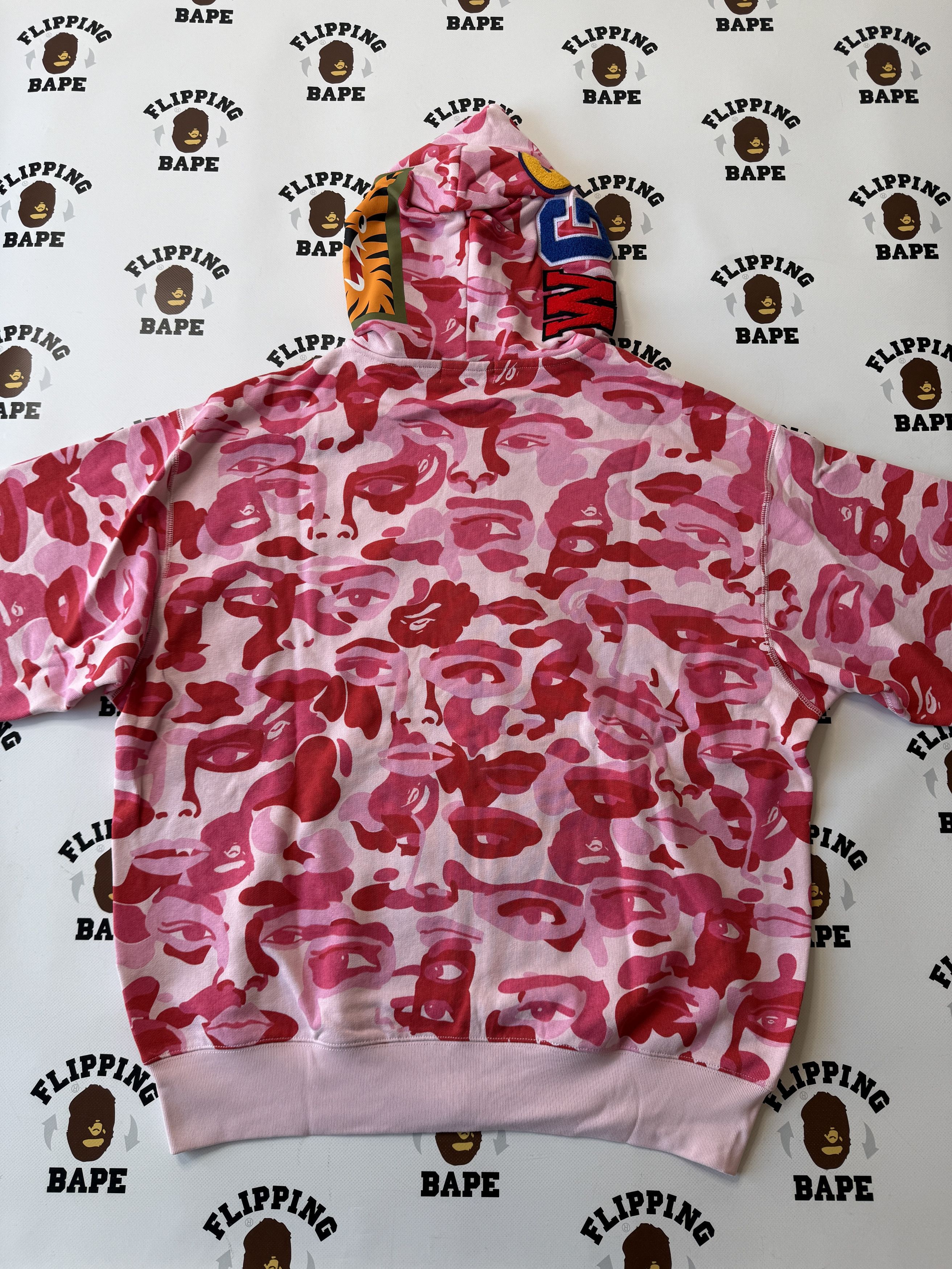 Bape BAPE X KIDSUPER CAMO SHARK FULL ZIP HOODIE Size US L / EU 52-54 / 3 - 7 Thumbnail